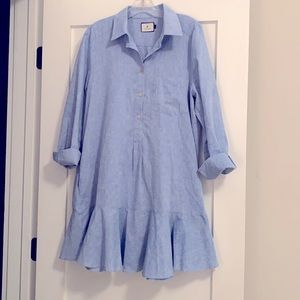Tuckernuck Chambray Callahan Shirt Dress - Size Large. Amazing dress!